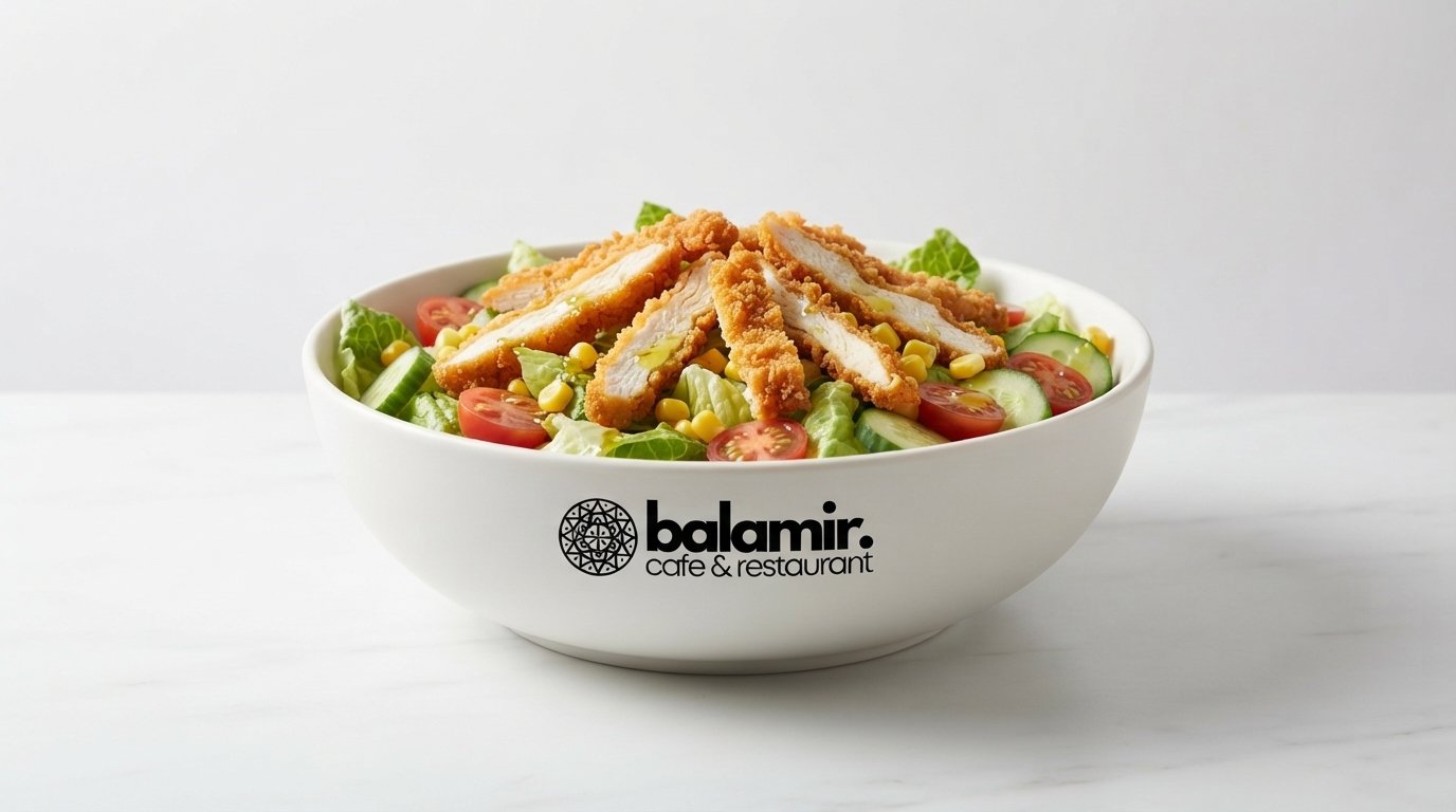 Çıtır Tavuklu Akdeniz Salata