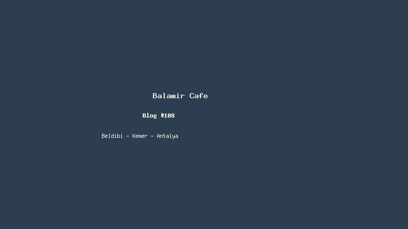 벨디비(Beldibi)에서의 고급스러운 음식과 음료 체험